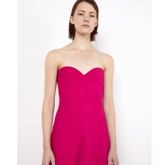 ZARA Midi Bustier Dress - Picture 7 of 9